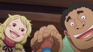 Kuma and his parents, as seen in the One Piece anime (Image credit: Toei Animation)